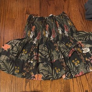 Rebecca Minkoff Green Bubble Mini Skirt